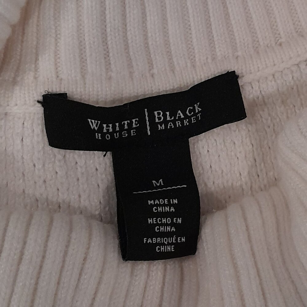 EUC White House Black Market Cable Knit Sweater SO SOFT! - Picture 7 of 7